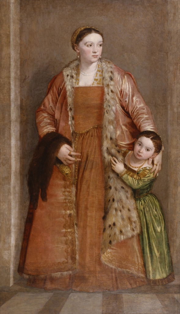 1552 Veronese portrait of Countess Livia da Porto Thiene currently in the Walters Art Museum in Baltimore, Maryland.