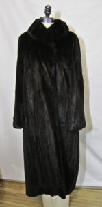 black mink coat